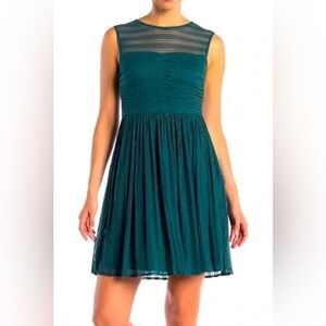 Maggie London Elegant Green cocktail Dress